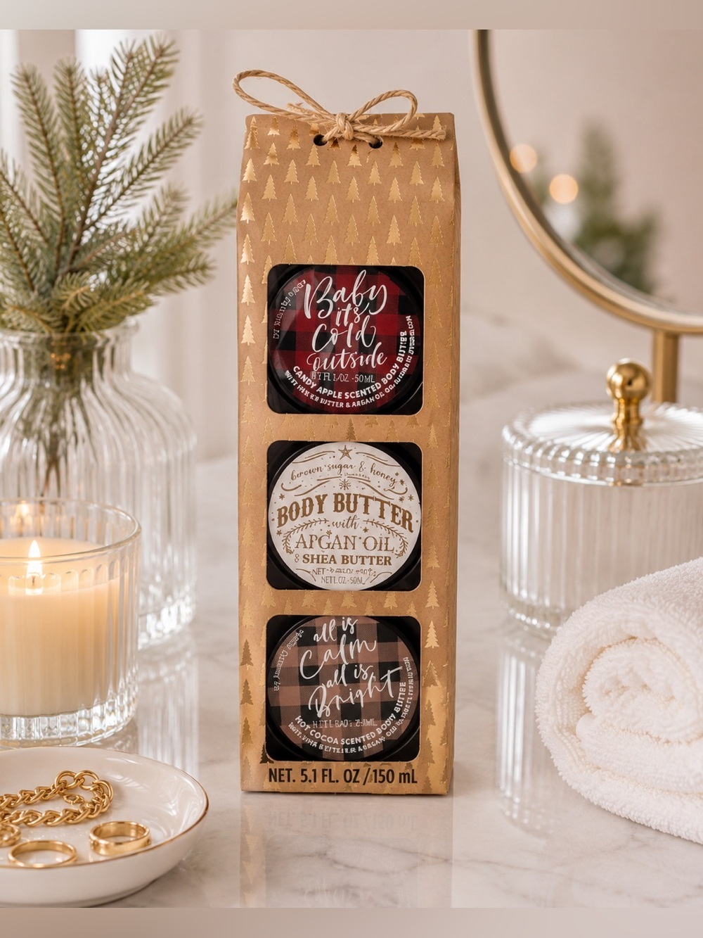 My Beauty Spot 3-Piece Holiday Body Butter Gift Set | New Sealed Spa Gift